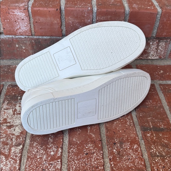 Joie Harvard White Leather Platform Sneakers Lace Up Casual Shoes Women's 9.5M - Picture 6 of 7